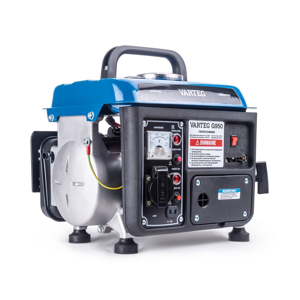 Генераторы бензиновые FoxWeld Электростанция бензиновая Varteg G950, Китай