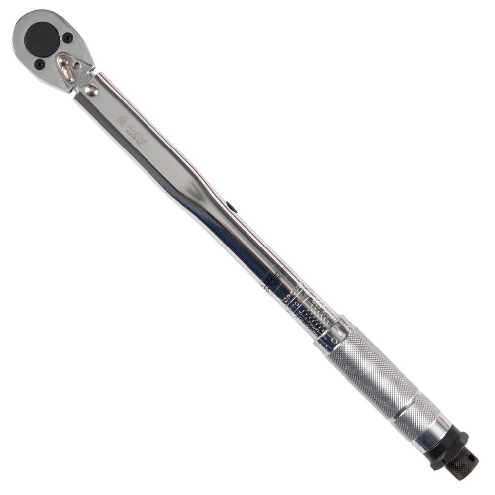Ключ динамометрический 3/8", 7-105 Нм, в пластиковом кейсе МАСТАК 012-30105C
