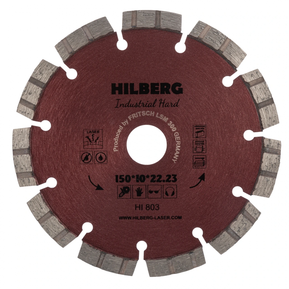 Диск алмазный отрезной 150*22.23 Hilberg Industrial Hard HI803
