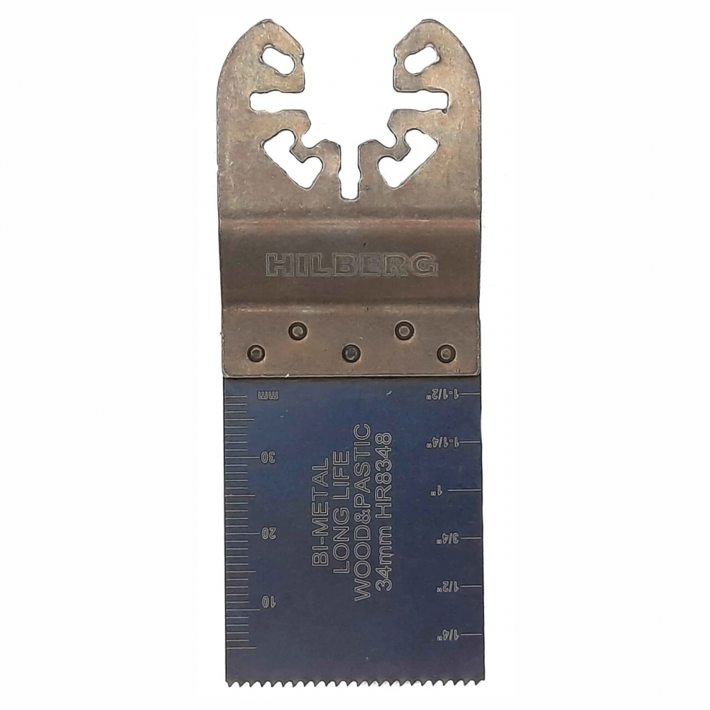 Полотно пильное погружное по древесине и пластику Hilberg Bi-M 34*40*18TPI HR8348
