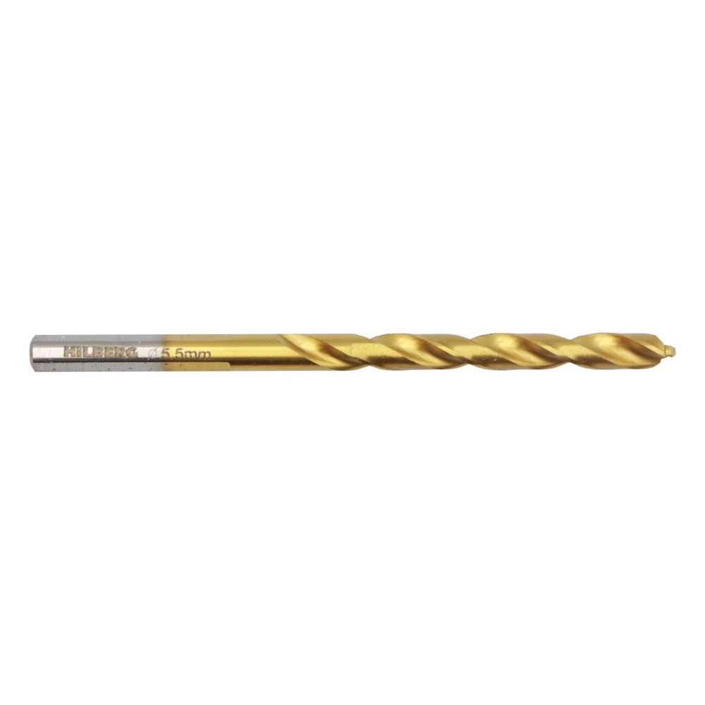 Сверло по металлу 5.5*93(57)мм Hilberg Cobalt 5% TOP, CO055