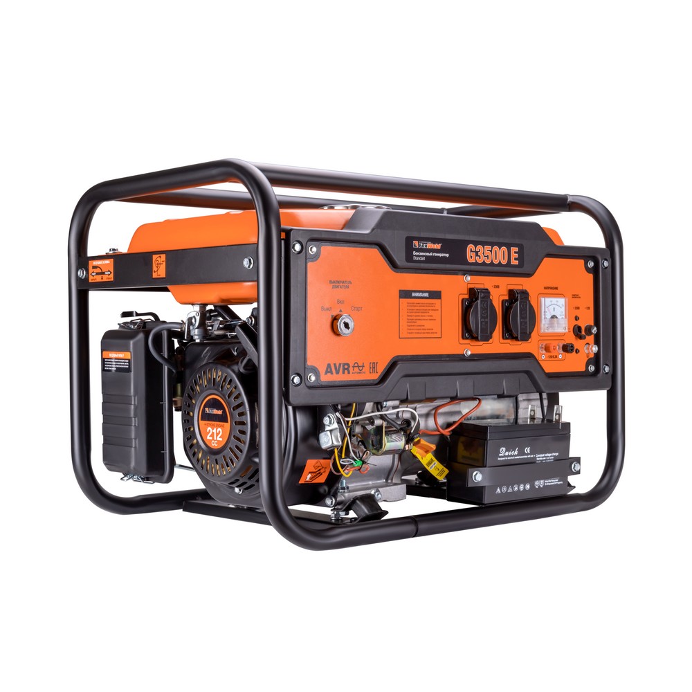 Генераторы бензиновые FoxWeld Бензиновый генератор FoxWeld Standart G3500 E
