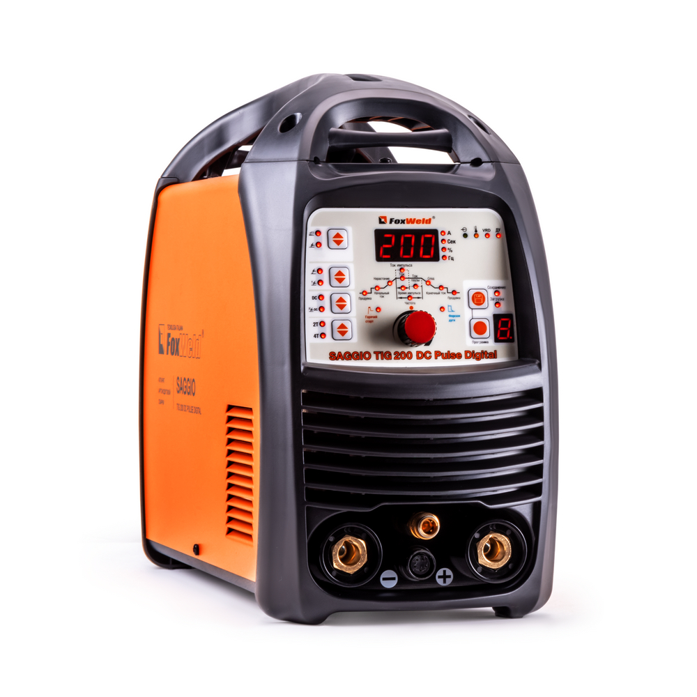 Аппараты аргонодуговой сварки (TIG) FoxWeld Аппарат аргонодуговой сварки SAGGIO TIG 200 DC Pulse Digital (пр-во FoxWeld/КНР)