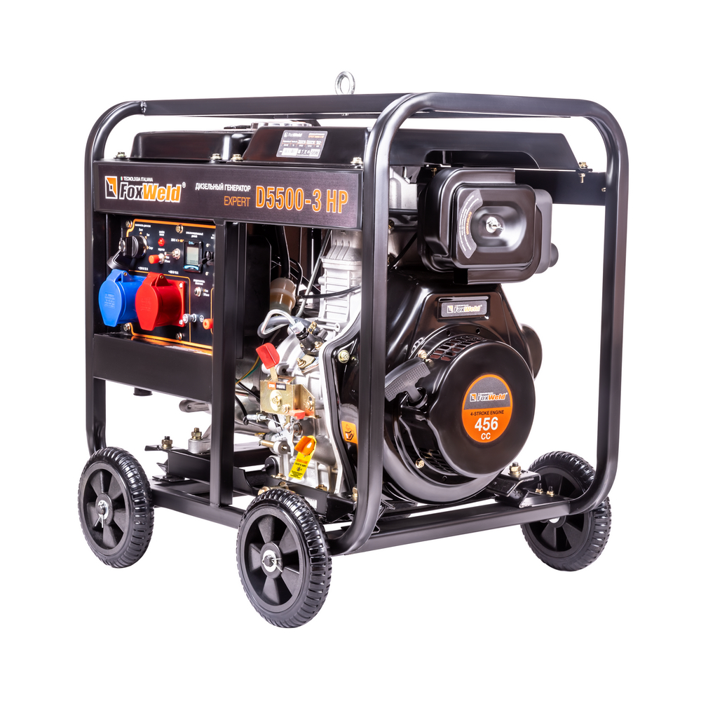 Генераторы дизельные FoxWeld Дизельный генератор FoxWeld Expert D5500-3 HP