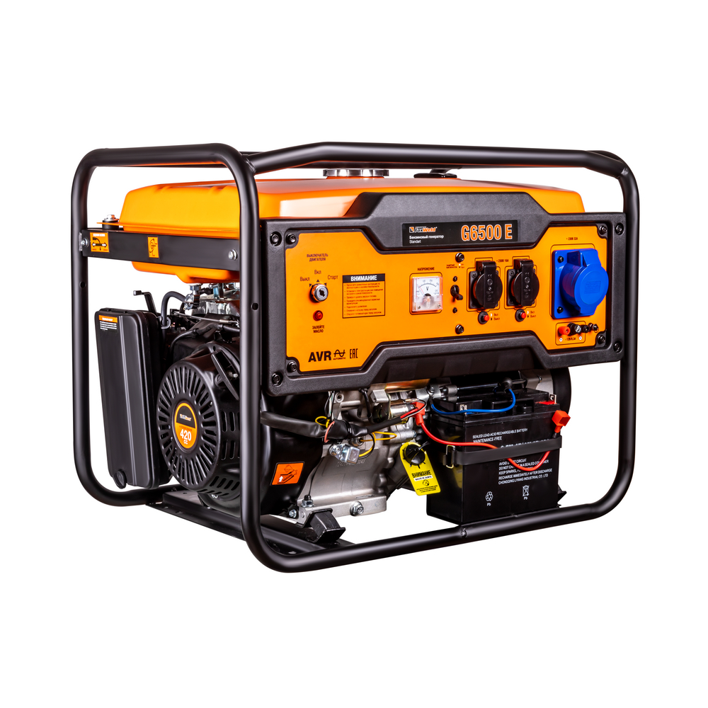 Генераторы бензиновые FoxWeld Бензиновый генератор FoxWeld Standart G6500 E