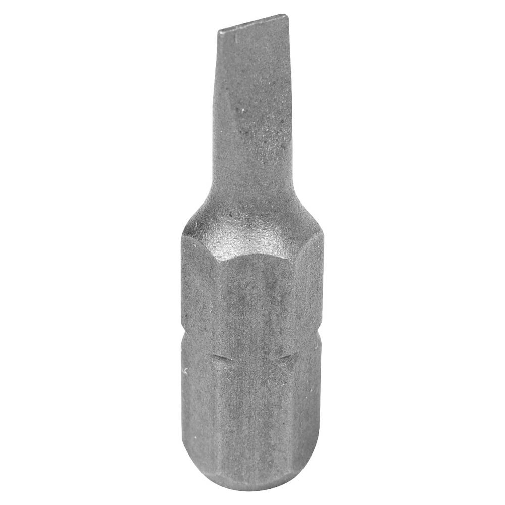 Вставка (бита) торцевая 1/4", Slotted, 4х0,5 мм, 25 мм KING TONY 102504S1