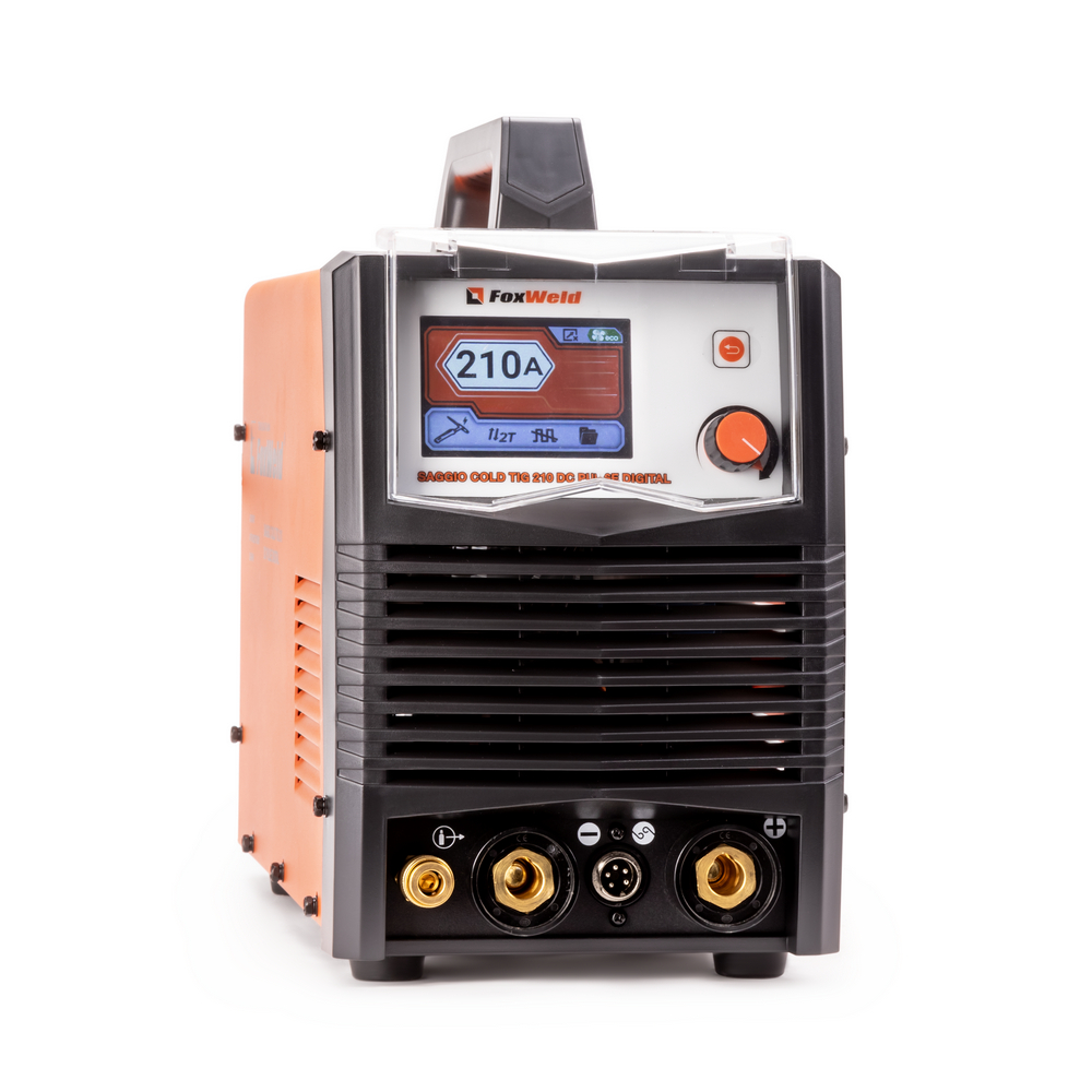 Аппараты аргонодуговой сварки (TIG) FoxWeld Аппарат аргонодуговой сварки SAGGIO COLD TIG 210 DC PULSE DIGITAL