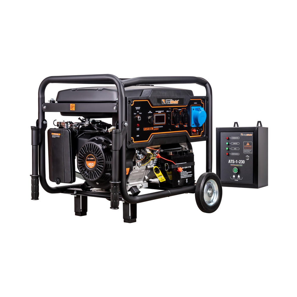 Генераторы бензиновые FoxWeld Бензиновый генератор FoxWeld Expert G8500 EW в компл. с блоком автоматики