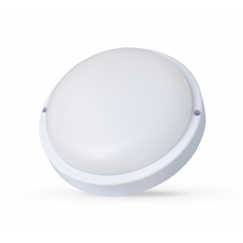 Ultraflash LBF-0308 C01 (Св-к LED ЖКХ влагозащищённый, 8 Вт, IP65, 220В, 4000К, круг)