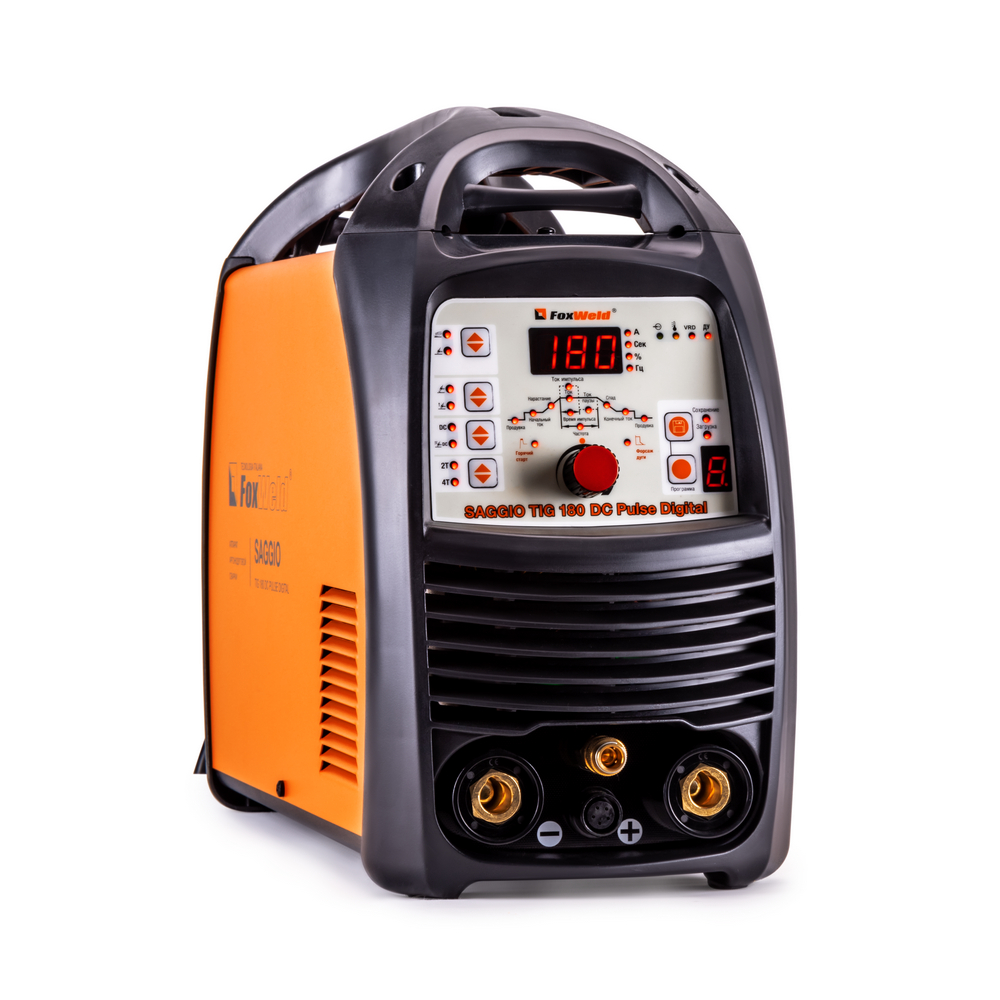 Аппараты аргонодуговой сварки (TIG) FoxWeld Аппарат аргонодуговой сварки SAGGIO TIG 180 DC Pulse Digital (пр-во FoxWeld/КНР)