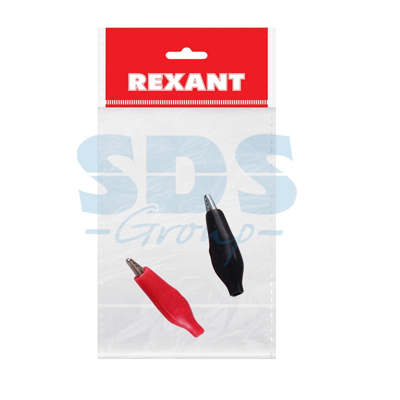 Зажим «Крокодил» 5А, 46мм, в изоляторе REXANT