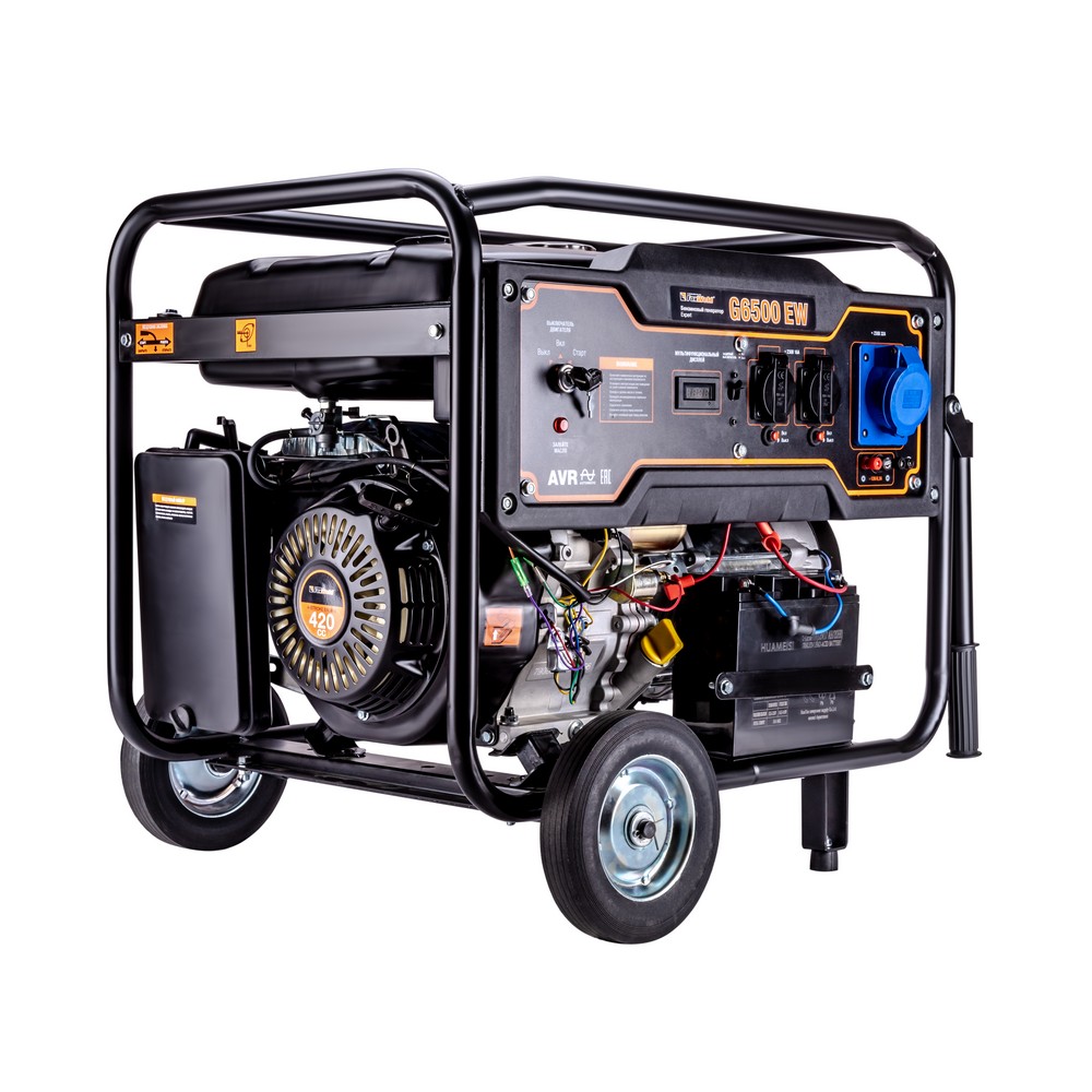 Генераторы бензиновые FoxWeld Бензиновый генератор FoxWeld Expert G6500 EW