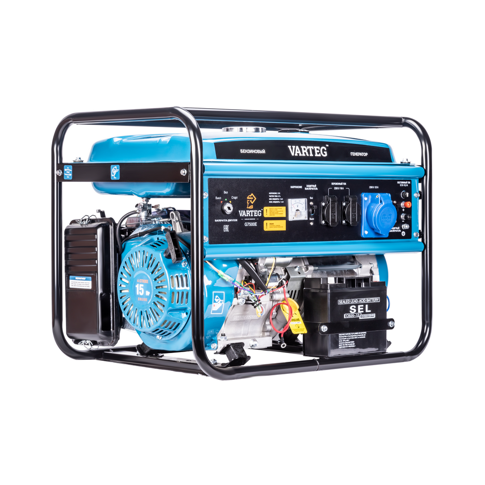 Генераторы бензиновые FoxWeld Бензиновый генератор Varteg G7500E