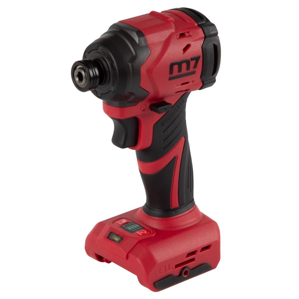 Аккумуляторный шуруповерт, ударный, 18 В, без аккумулятора и ЗУ MIGHTY SEVEN DS-202