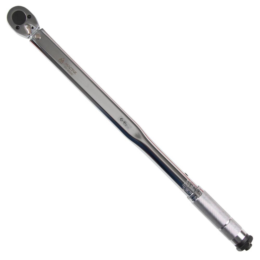 Ключ динамометрический 1/2", 70-350 Нм, в пластиковом кейсе МАСТАК 012-40350C