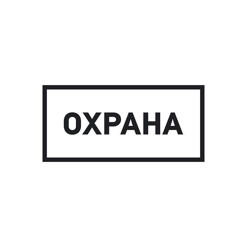 Наклейка информационный знак «Охрана» 100х200 мм REXANT