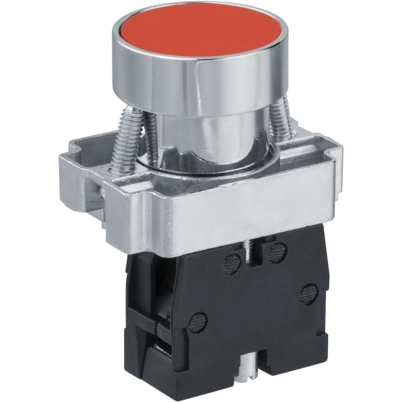 Кнопка Navigator 82 819 NBI-B-08-R красная d22мм NC